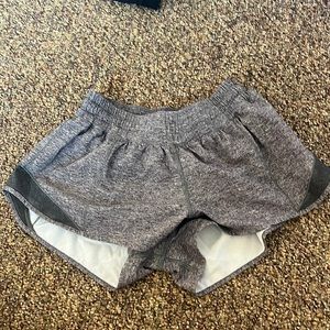WORN ONCE, Lululemon Hotty Hot low rise shorts